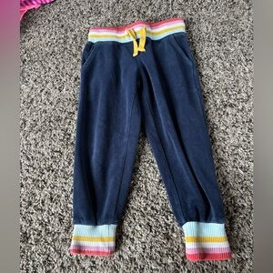 Boden Navy Joggers with Colorful Trim